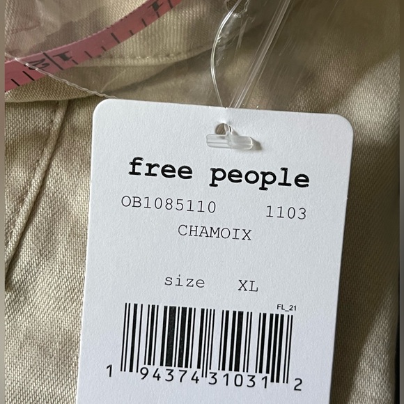 Free People palm dessert crop tank size XL - Picture 13 of 14